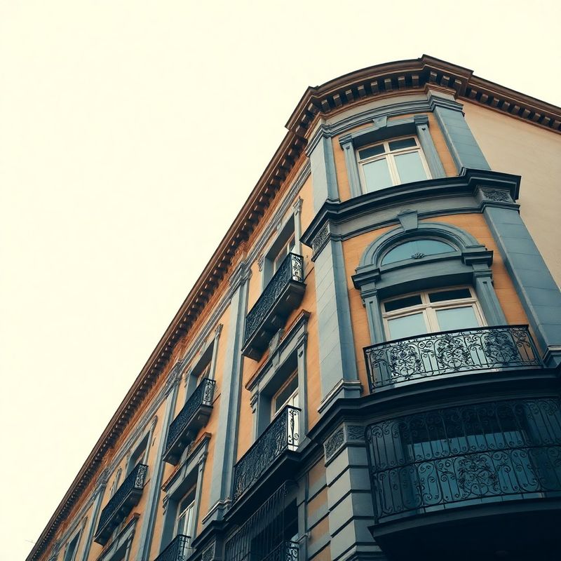 Fațadă interbelică din Craiova cu cornișe ornate și balcoane din fier forjat